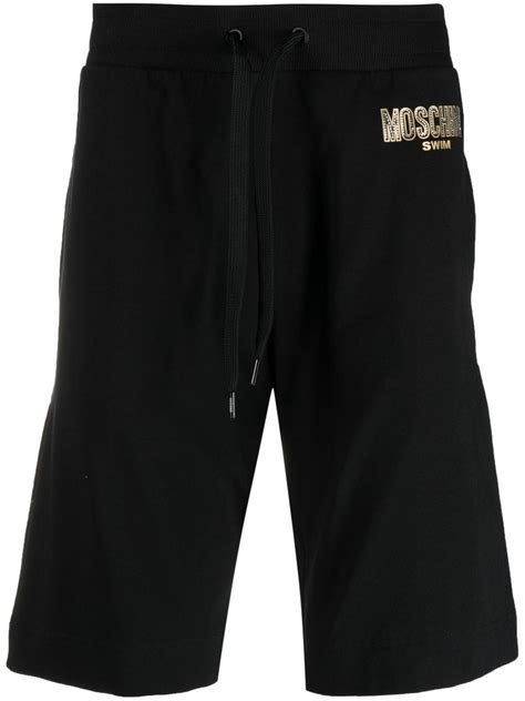 moschino racing print shorts|moschino track shorts.